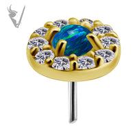 Valkyrie - 18k Gold Threadless micro attachment