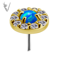 Valkyrie - 18k Gold Threadless micro attachment