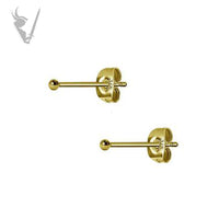 Valkyrie - Gold PVD Stainless steel ball ear studs