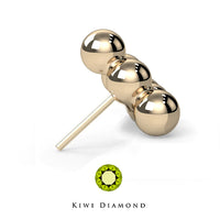 Kiwi Diamond -  6 Bead - Threadless end