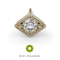 Kiwi Diamond - Jana - Threadless end