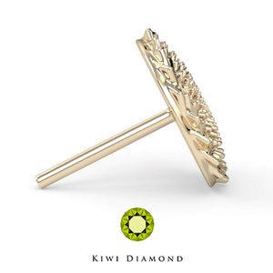 Kiwi Diamond -  Orbis - threadless end