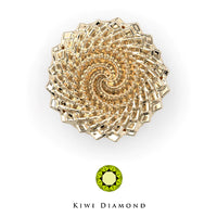 Kiwi Diamond -  Orbis - threadless end
