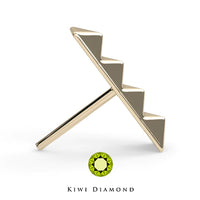 Kiwi Diamond - Pyramid Bar - Threadless end