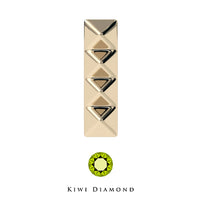 Kiwi Diamond - Pyramid Bar - Threadless end