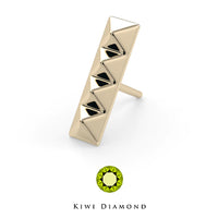 Kiwi Diamond - Pyramid Bar - Threadless end
