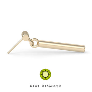 Kiwi Diamond - T-Bar dangle - threadless end