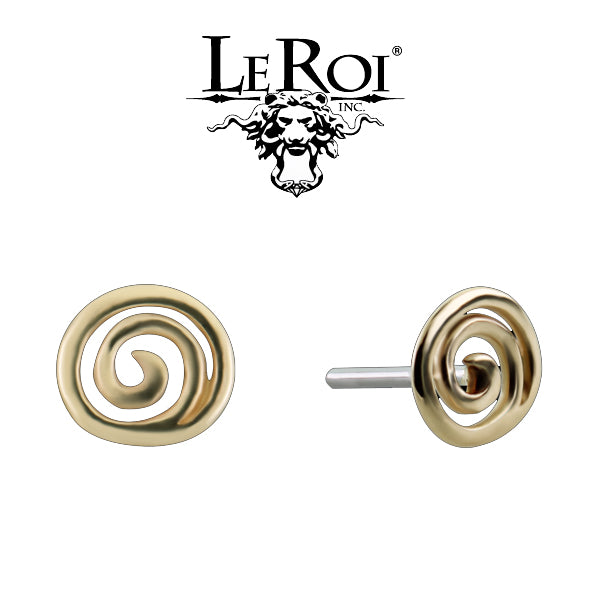 LeRoi - Spiral - 14k Threadless End