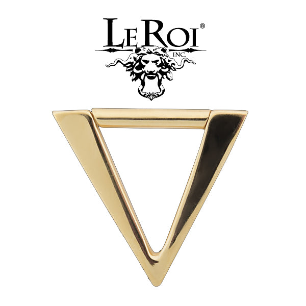 LeRoi - 14k Gold Geometric Triangle