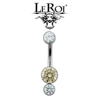 LeRoi Titanium curved barbell bijoux collection