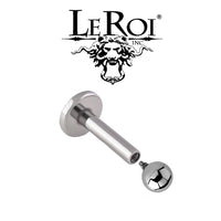 LeRoi Titanium Labrets w/plain ball