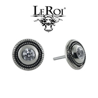 LeRoi - Double millgrain round  - 14k Threadless End