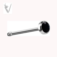 Valkyrie - Stainless steel 20g-jeweled nose bones