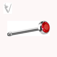 Valkyrie - Stainless steel 20g-jeweled nose bones