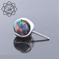 People's Jewelry - Titanium Prong set round