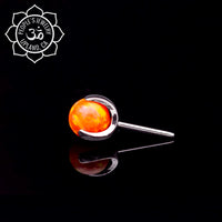 People's Jewelry - Titanium Prong set round