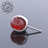 People's Jewelry - Titanium Prong set round