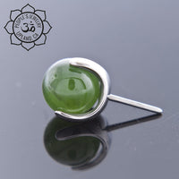 People's Jewelry - Titanium Prong set round