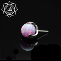 People's Jewelry - Titanium Prong set round