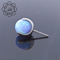 People's Jewelry - Titanium Prong set round