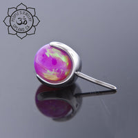 People's Jewelry - Titanium Prong set round