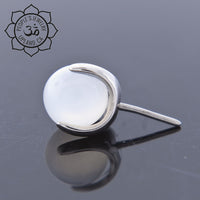 People's Jewelry - Titanium Prong set round