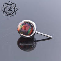 People's Jewelry - Titanium Prong set round