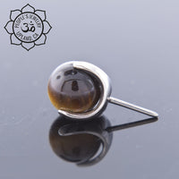 People's Jewelry - Titanium Prong set round