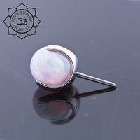 People's Jewelry - Titanium Prong set round