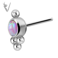 Valkyrie - Titanium threadless cluster set w/opals