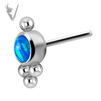 Valkyrie - Titanium threadless cluster set w/opals