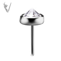Valkyrie - Titanium threadless attachment set w/ inverted swarovski® zirconia