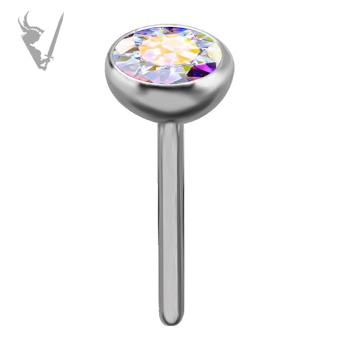 Valkyrie - Threadless titanium jeweled micro ball threadless end