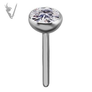 Valkyrie - Threadless titanium jeweled micro ball threadless end