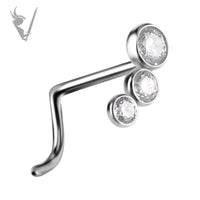 Valkyrie - Titanium nose stud set w/premium zirconia