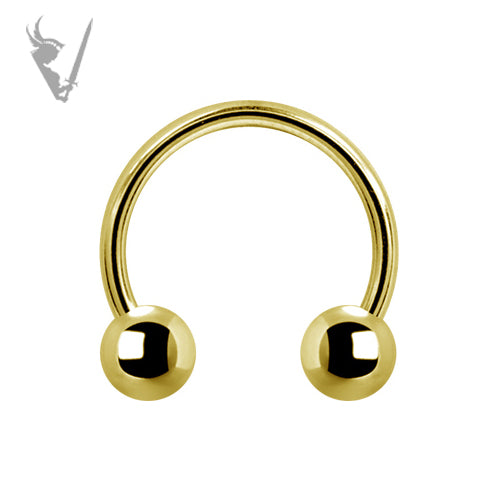 Valkyrie - Gold PVD Stainless steel  circular barbells