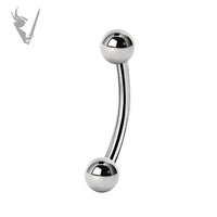 Valkyrie - Stainless steel curved eyebrow barbells