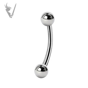 Valkyrie - Stainless steel curved eyebrow barbells