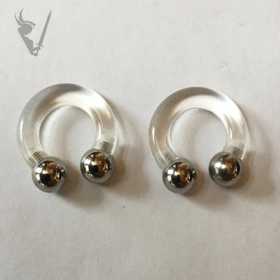 Valkyrie- Acrylic circulars w/stainless beads