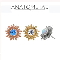 Anatometal - 18k Gold Threadless Artesia end