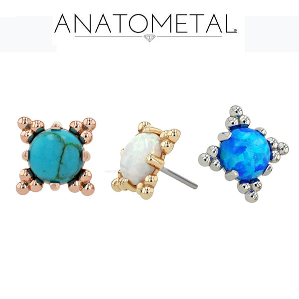 Anatometal 18k Gold Threadless Zia end Valkyrie Canada