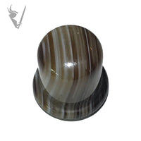 Valkyrie - Banded agate  plug