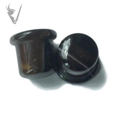 Valkyrie - Banded agate plugs