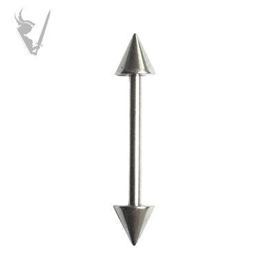 Valkyrie - Stainless steel straight barbell w/spikes