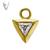 Valkyrie - Gold PVD charm set w/zirconia