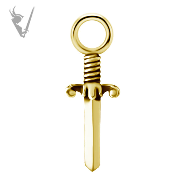 Valkyrie - CoCR/gold PVD charm