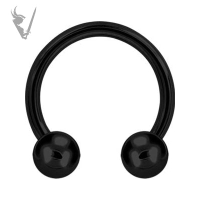 Valkyrie - Black PVD Stainless steel  circular barbells