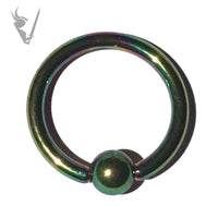 Valkyrie- Stainless steel coloured 16g rings
