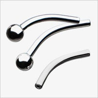 Invictus threadless titanium curved barbell