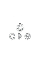 Valkyrie - 18kt Gold Threadless round bezel end set with diamond